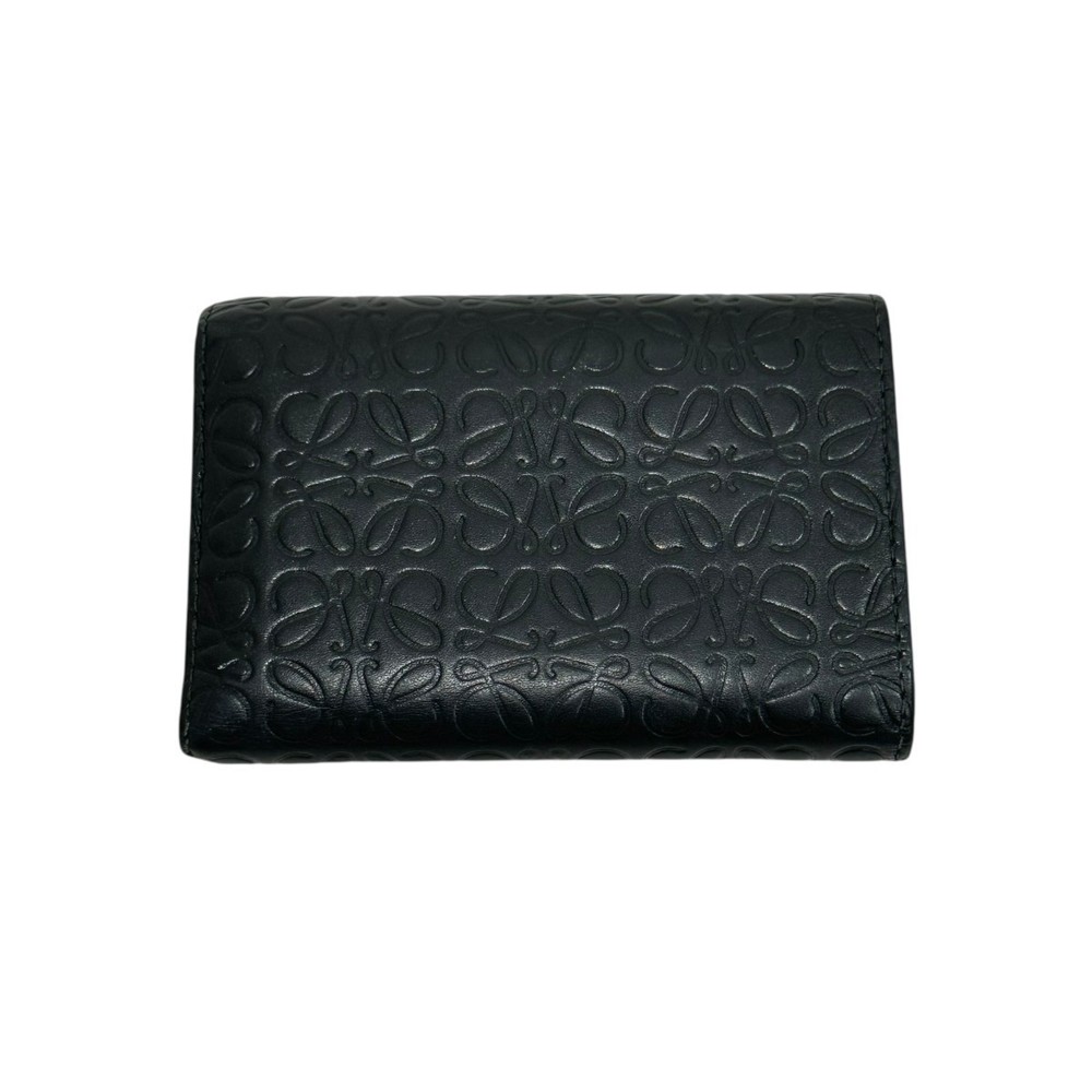 Loewe Tri Black Repeat Vertical Wallet